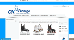 Desktop Screenshot of boutique.ok-patinage.com